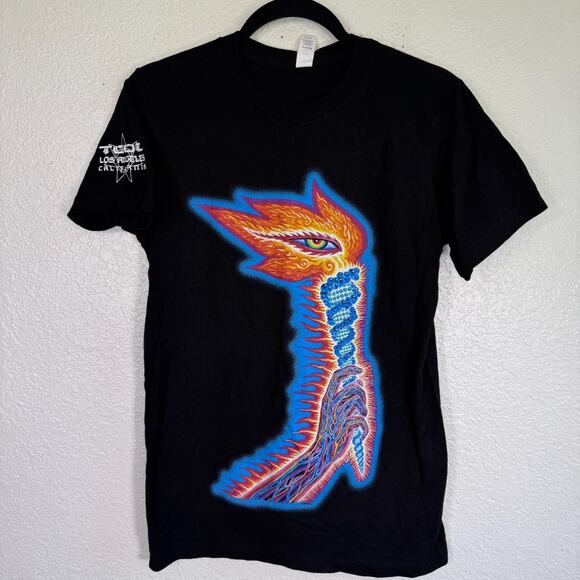 Tool Band Shirt Men Small Fear Inoculum Tour Graphic Tee 2019 Torch Flame Tshirt - Picture 1 of 9